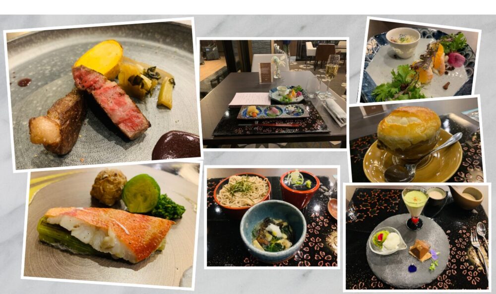 花湯別邸 夕食 創作フレンチ 秩父食材