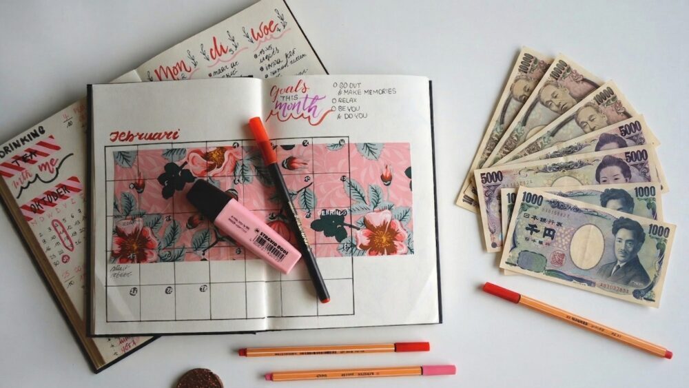 カレンダーとお金