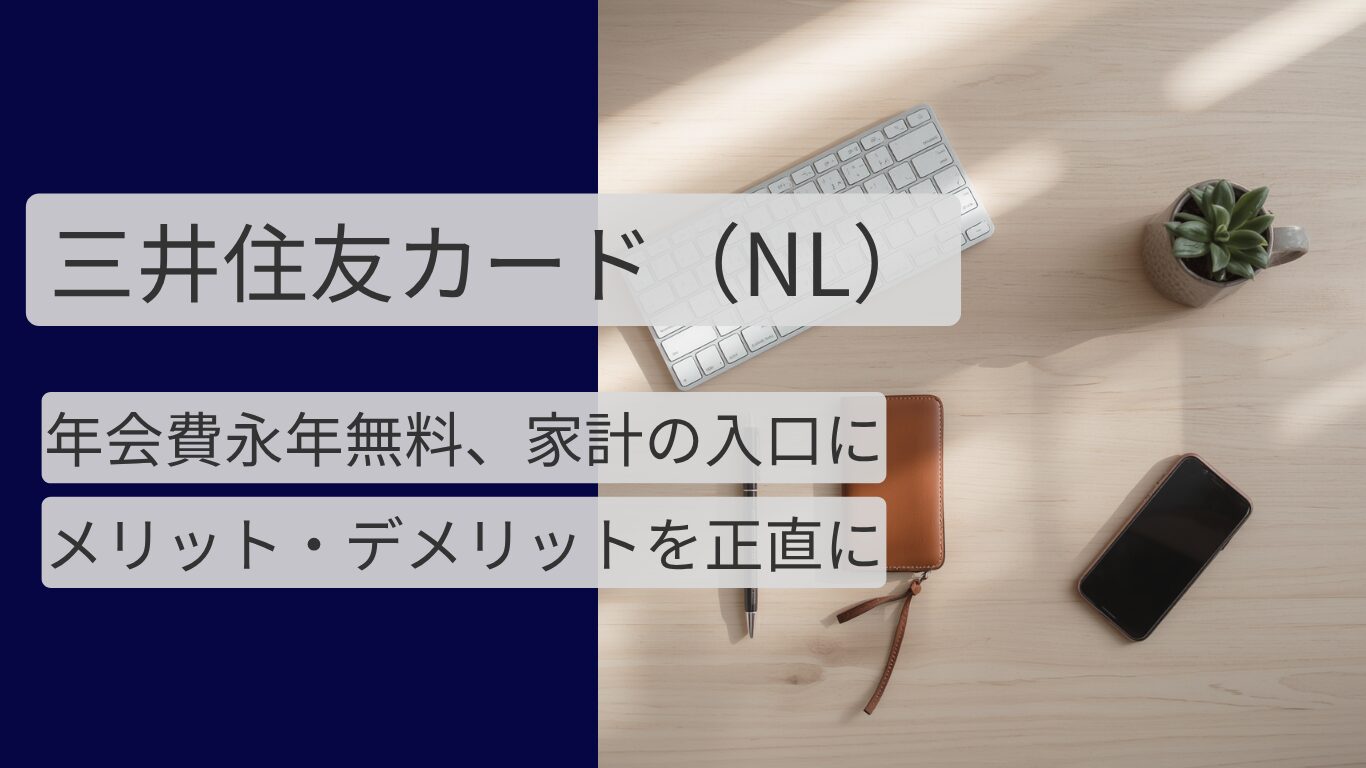 三井住友カード（NL）のメリット・デメリットを家計目線でまとめた記事のアイキャッチ