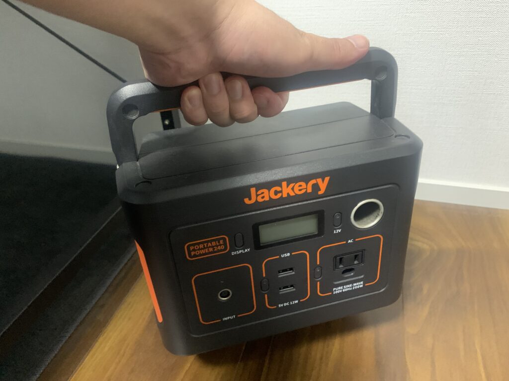 ジャクリ ポータブル電源 防災用